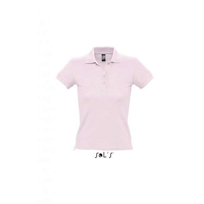 Sol's people - women's polo shirt culoare pale pink marimea s