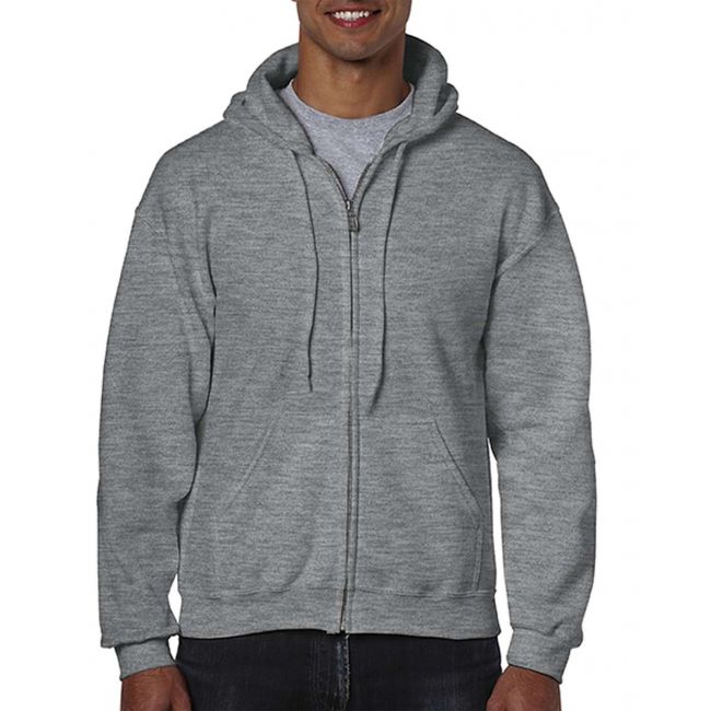 Heavy blend™ adult full zip hooded sweatshirt culoare graphite heather marimea m