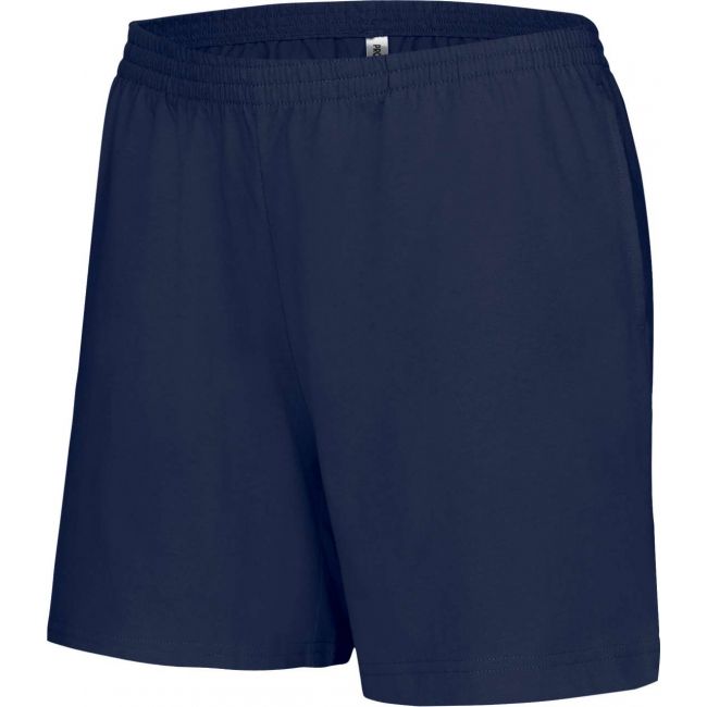 Ladies' jersey sports shorts culoare navy marimea m