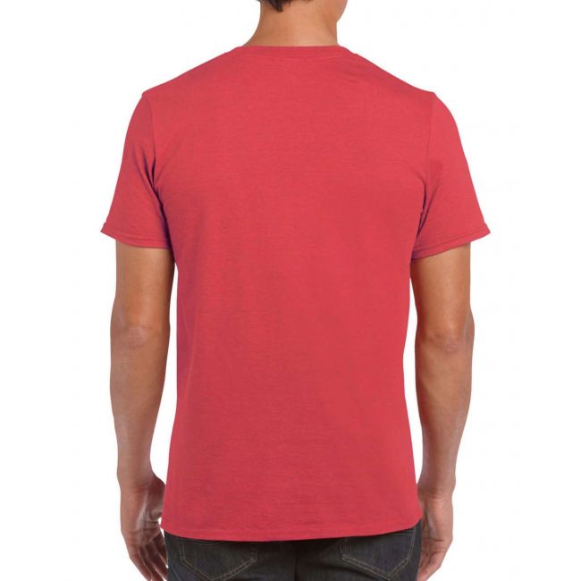 Softstyle® adult t-shirt culoare heather red marimea 2xl