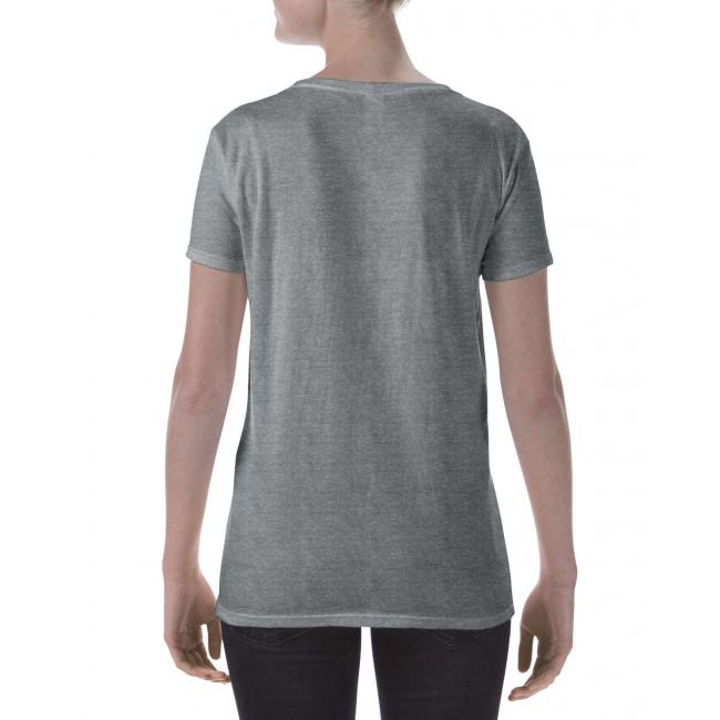 Softstyle® ladies' deep scoop t-shirt culoare graphite heather marimea 2xl