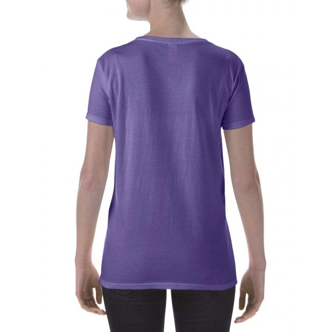 Softstyle® ladies' deep scoop t-shirt culoare heather purple marimea 2xl