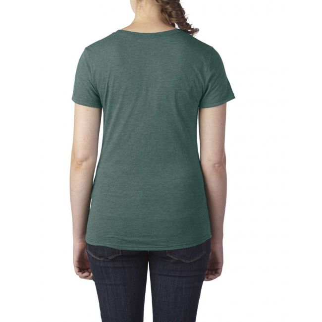 Women's tri-blend tee culoare heather dark green marimea 2xl