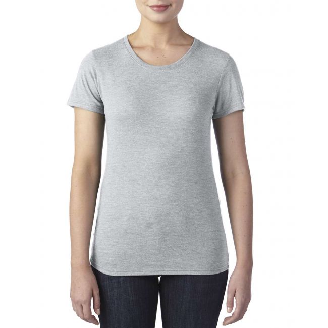 Women's tri-blend tee culoare heather grey marimea xs