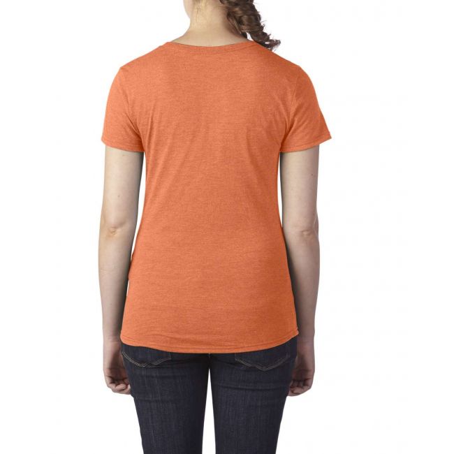 Women's tri-blend tee culoare heather orange marimea m