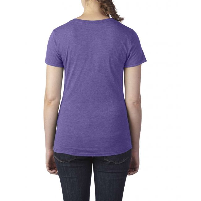 Women's tri-blend tee culoare heather purple marimea 2xl