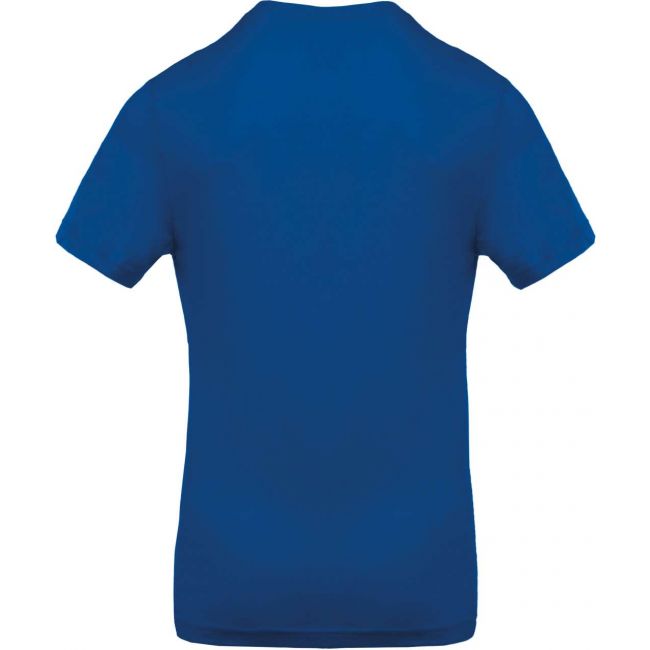 Men's short-sleeved v-neck t-shirt culoare light royal blue marimea 3xl