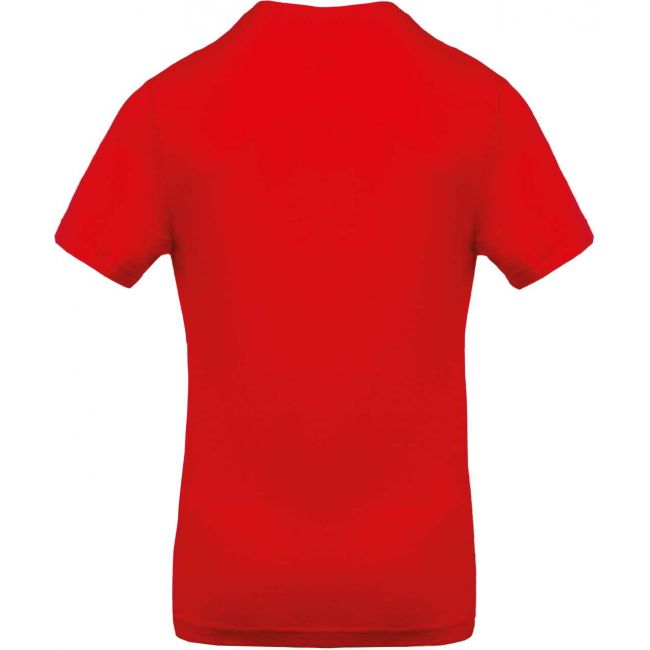 Men's short-sleeved v-neck t-shirt culoare red marimea xl