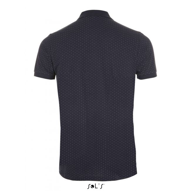 Sol's brandy men - polka-dot polo shirt culoare french navy/white marimea m