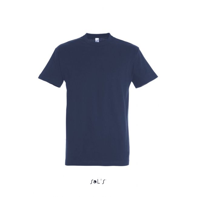 Sol's imperial - men's round collar t-shirt culoare french navy marimea s