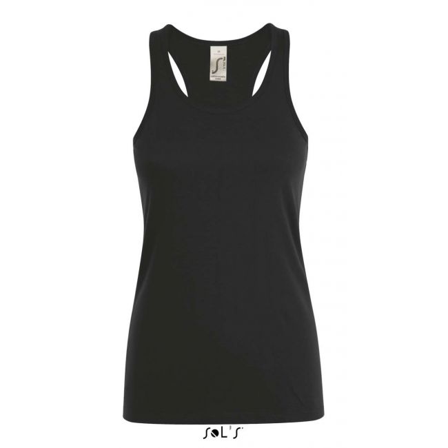 Sol's justin women - racerback tank top culoare deep black marimea l