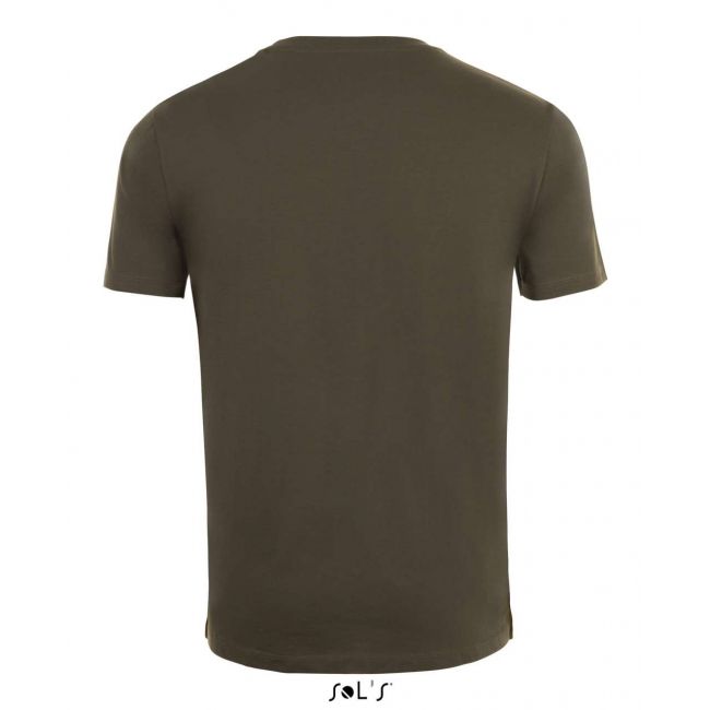 Sol's marvin men's round-neck fitted t-shirt culoare army marimea s