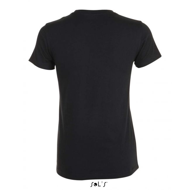 Sol's regent women - round collar t-shirt culoare deep black marimea m