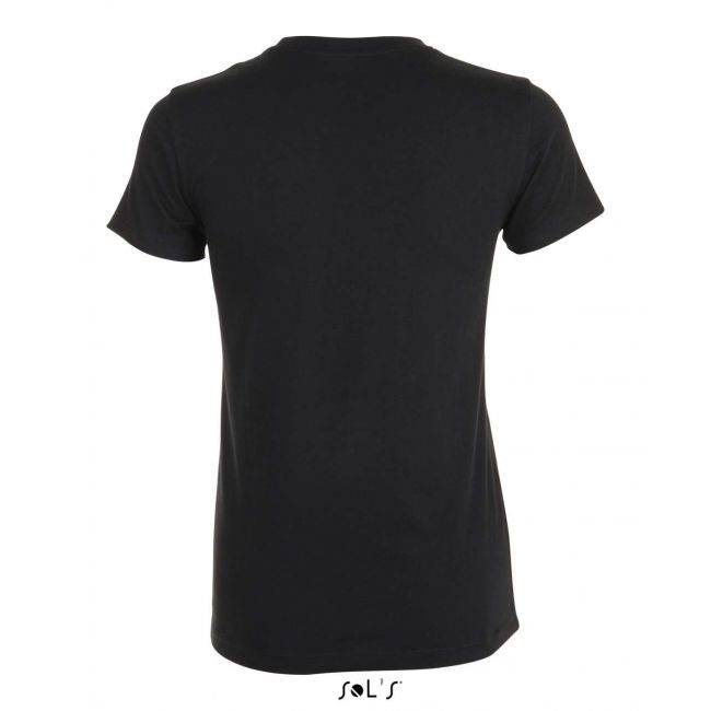 Sol's regent women - round collar t-shirt culoare deep black marimea s