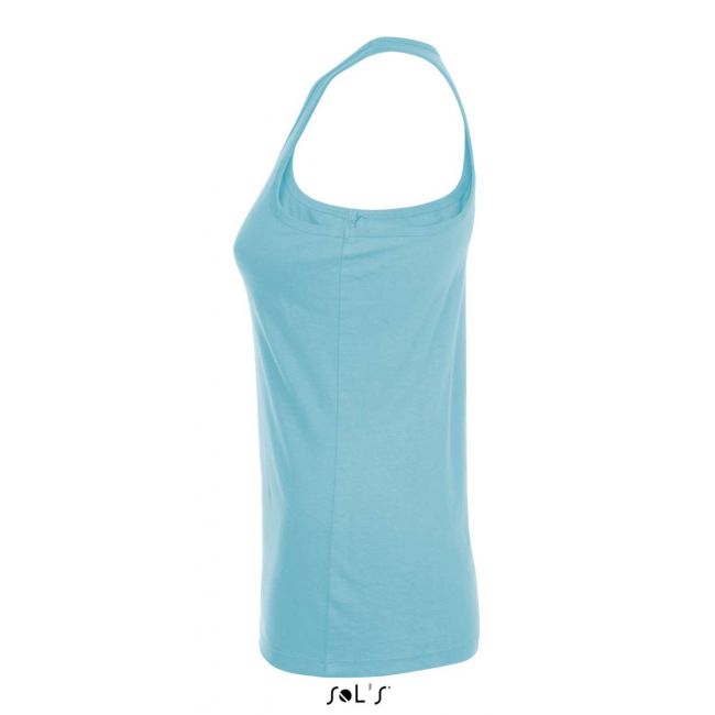 Sol's justin women - racerback tank top culoare atoll blue marimea l