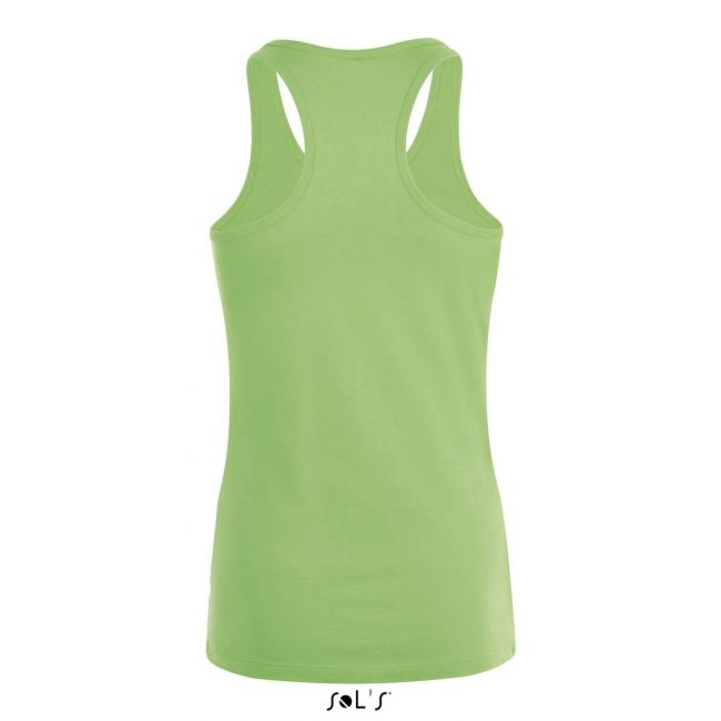 Sol's justin women - racerback tank top culoare lime marimea xl