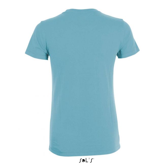 Sol's regent women - round collar t-shirt culoare atoll blue marimea s