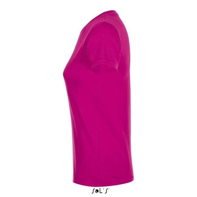 Sol's regent women - round collar t-shirt culoare fuchsia marimea s