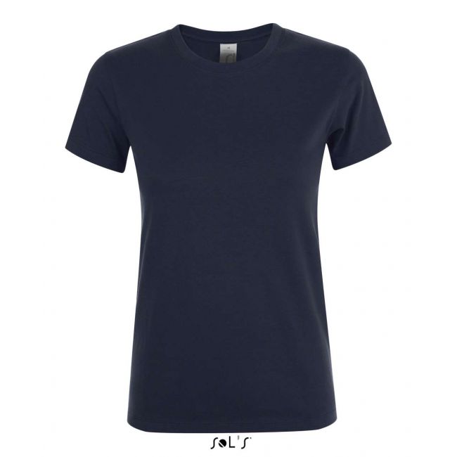 Sol's regent women - round collar t-shirt culoare navy marimea m