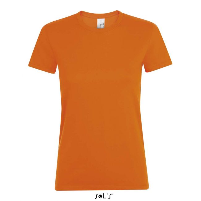 Sol's regent women - round collar t-shirt culoare orange marimea l