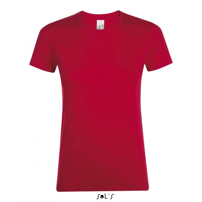 Sol's regent women - round collar t-shirt culoare red marimea m