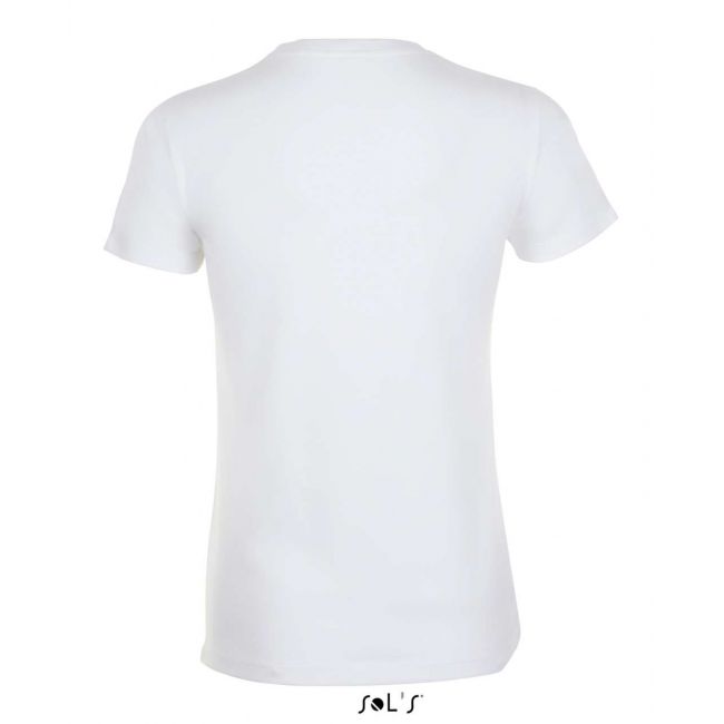 Sol's regent women - round collar t-shirt culoare white marimea m