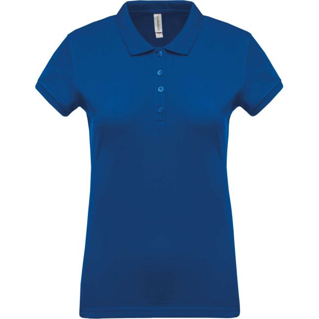 Ladies’ short-sleeved piquÉ polo shirt culoare light royal blue marimea s