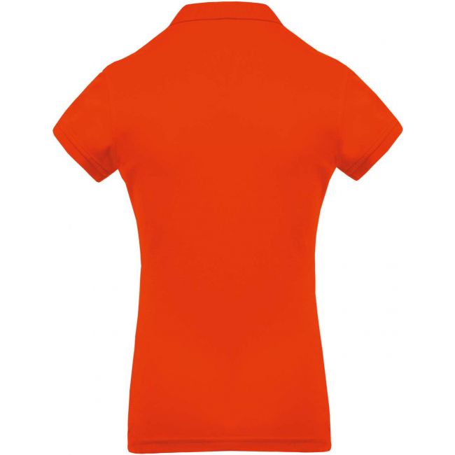 Ladies’ short-sleeved piquÉ polo shirt culoare orange marimea xs