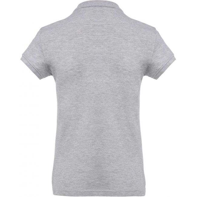 Ladies’ short-sleeved piquÉ polo shirt culoare oxford grey marimea xs