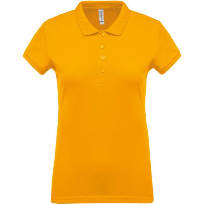 Ladies’ short-sleeved piquÉ polo shirt culoare yellow marimea 3xl