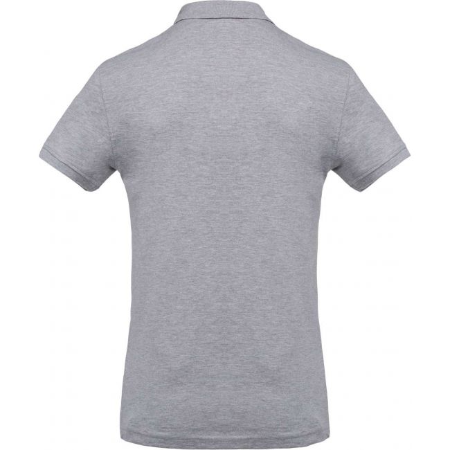 Men's short-sleeved piquÉ polo shirt culoare oxford grey marimea 3xl