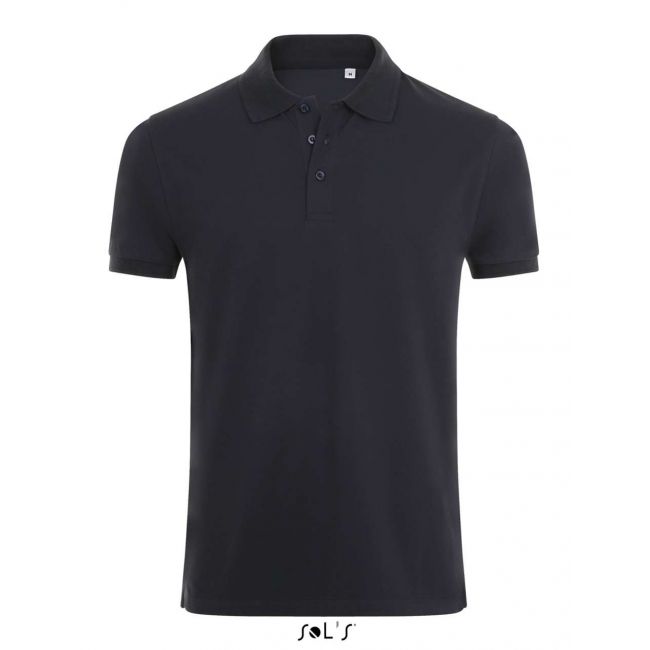 Sol's phoenix men - cotton-elastane polo shirt culoare french navy marimea l