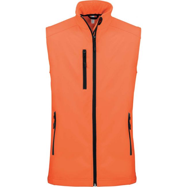 Ladies' softshell bodywarmer culoare fluorescent orange marimea 4xl