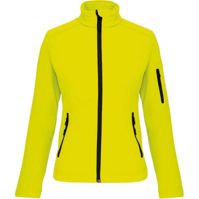 Ladies' softshell jacket culoare fluorescent yellow marimea 2xl