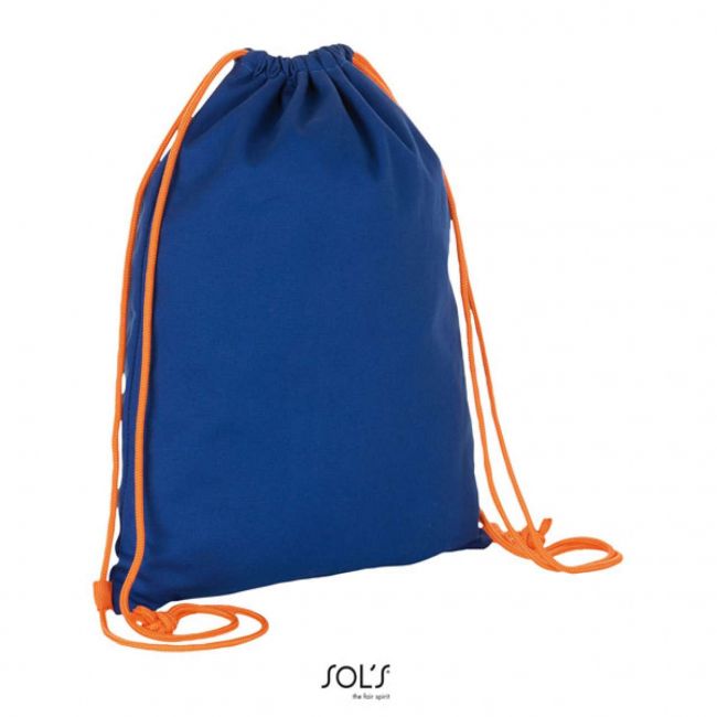 Sol's district - drawstring backpack culoare royal blue/orange marimea u