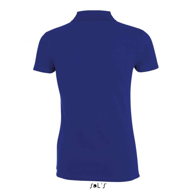 Sol's phoenix women - cotton-elastane polo shirt culoare ultramarine marimea s