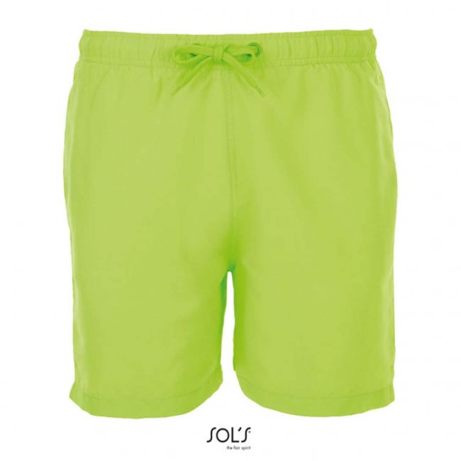 Sol's sandy - men's swim shorts culoare neon green marimea s