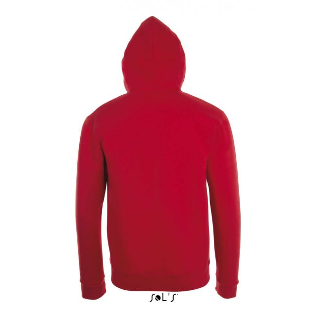 Sol's stone - unisex zip hoodie culoare red marimea s