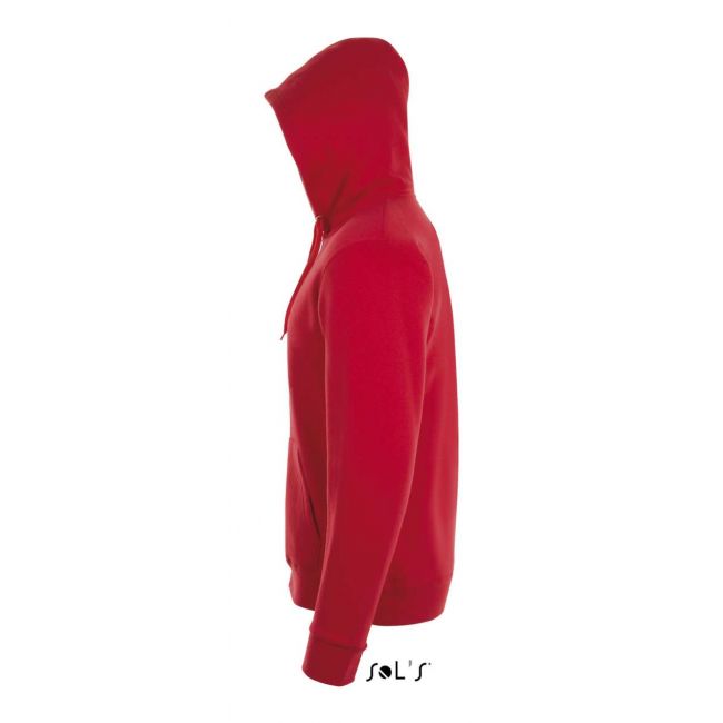 Sol's stone - unisex zip hoodie culoare red marimea xl