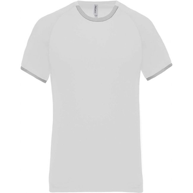 Performance t-shirt culoare white/fine grey marimea 3xl