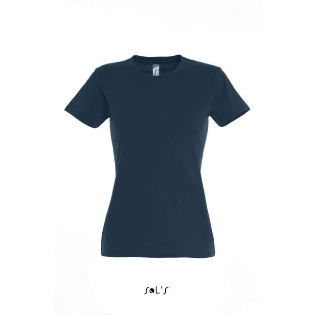 Sol's imperial women - round collar t-shirt culoare petroleum blue marimea m