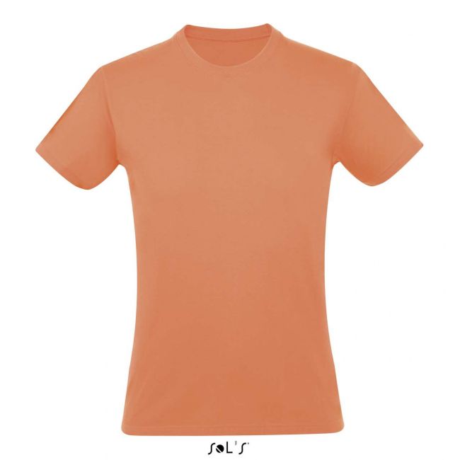 Sol's regent - unisex round collar t-shirt culoare apricot marimea 2xl