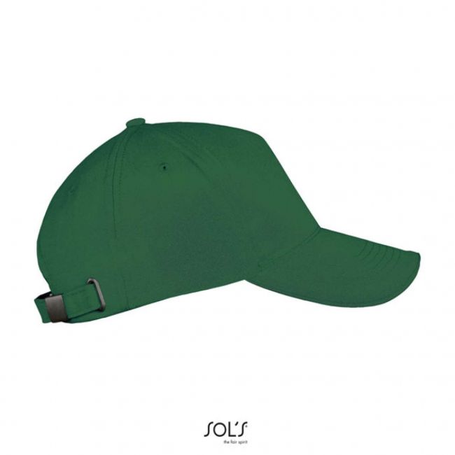 Sol's long beach - 5 panel cap culoare bottle green marimea u