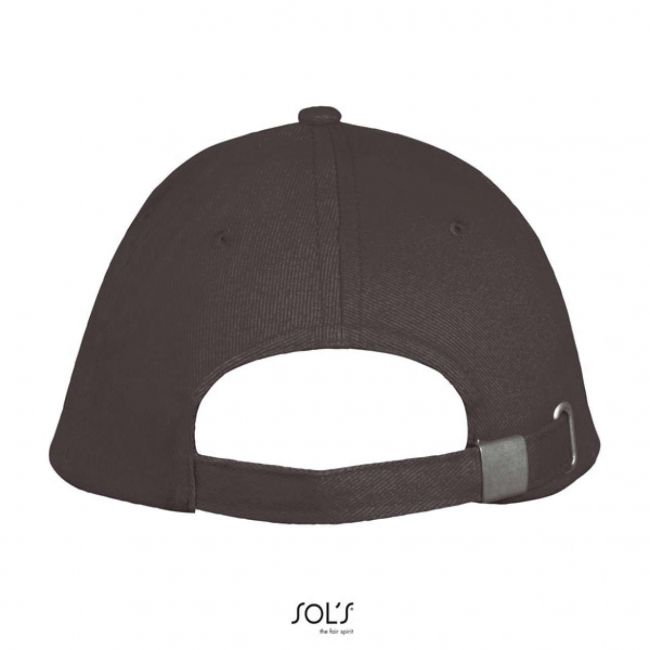 Sol's long beach - 5 panel cap culoare dark grey/orange marimea u