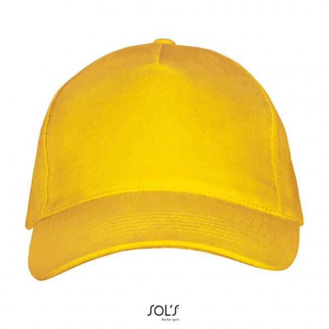 Sol's long beach - 5 panel cap culoare gold marimea u