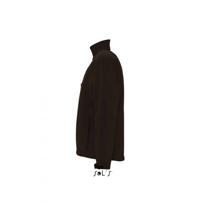 Sol's relax - men's softshell zipped jacket culoare dark chocolate marimea 4xl