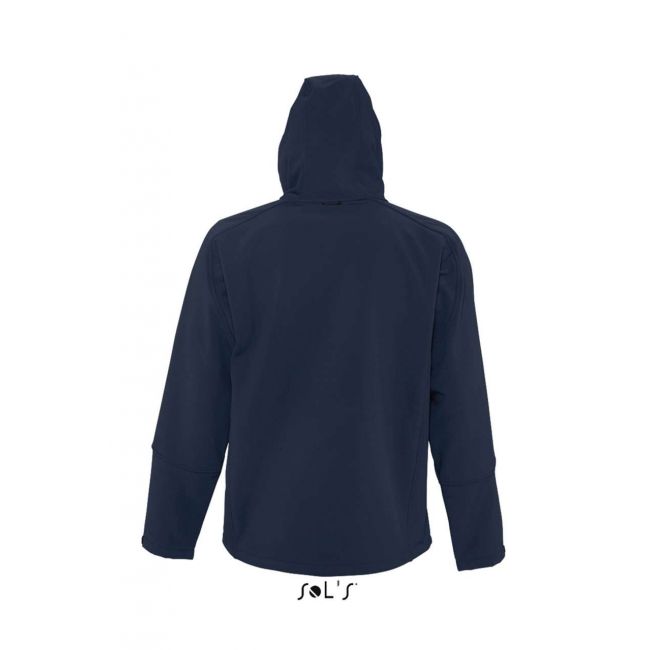 Sol's replay men - hooded softshell culoare french navy marimea xl