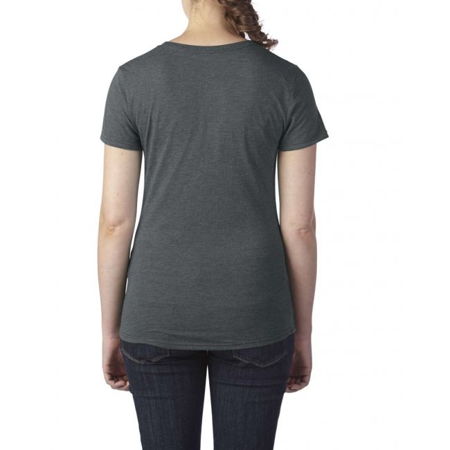 Women's tri-blend tee culoare heather dark grey marimea l