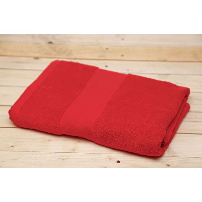 Olima basic towel culoare red marimea 100x150