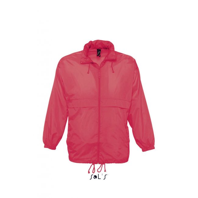 Sol's surf - unisex water repellent windbreaker culoare neon coral marimea 2xl